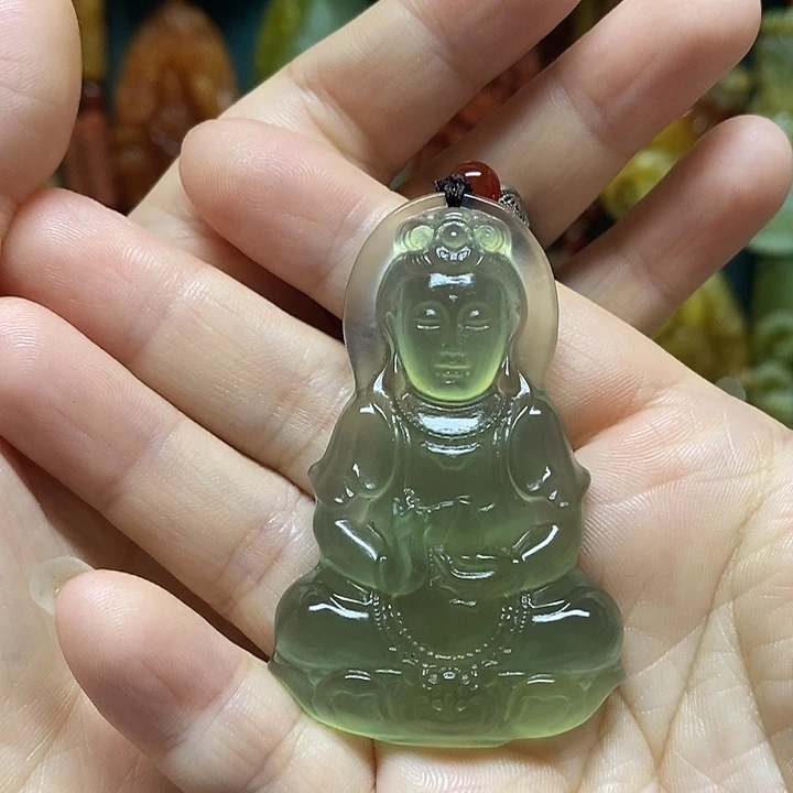 未镶嵌岫玉吊坠(赠链)