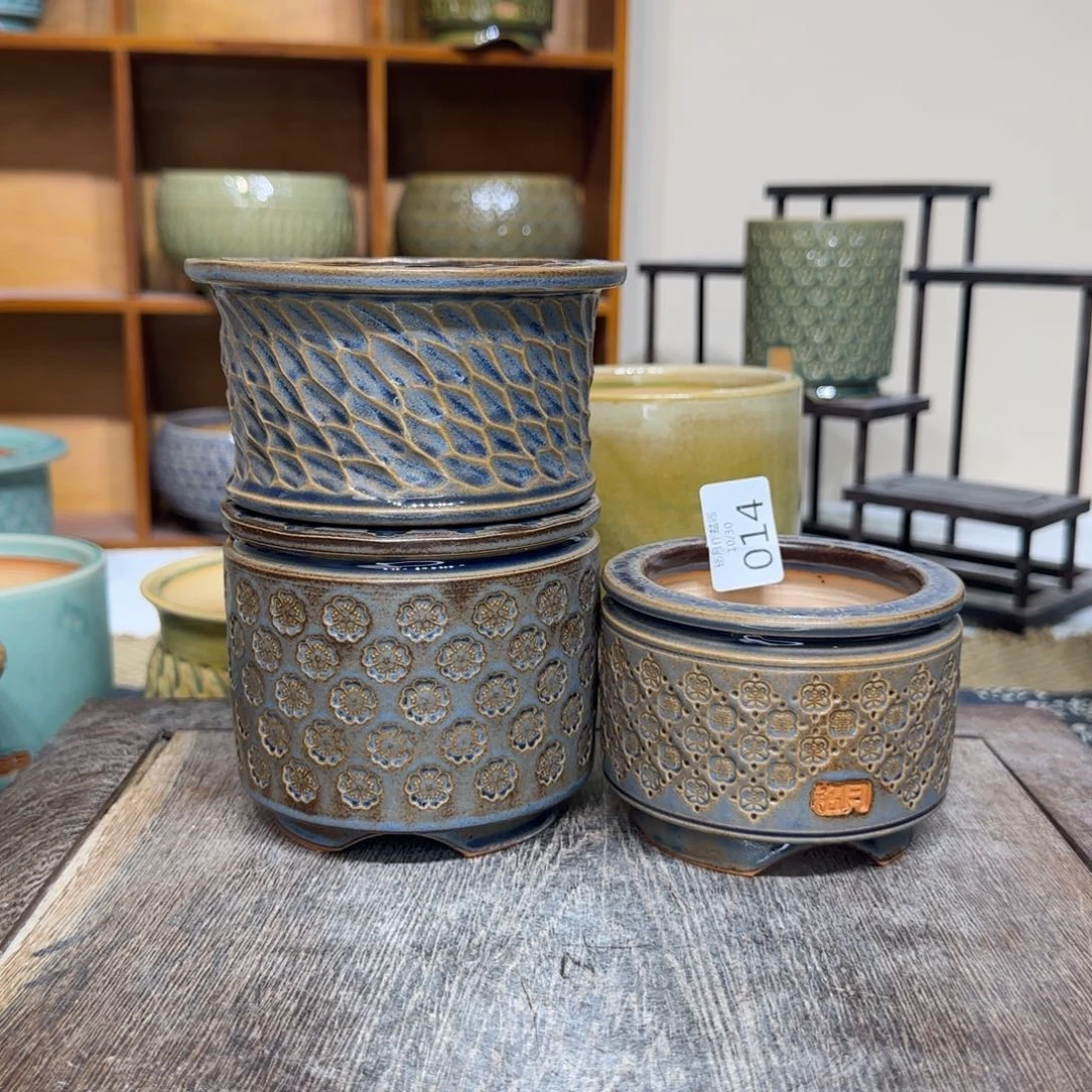 既***子手工花盆 014 内口口径 9.5 cm