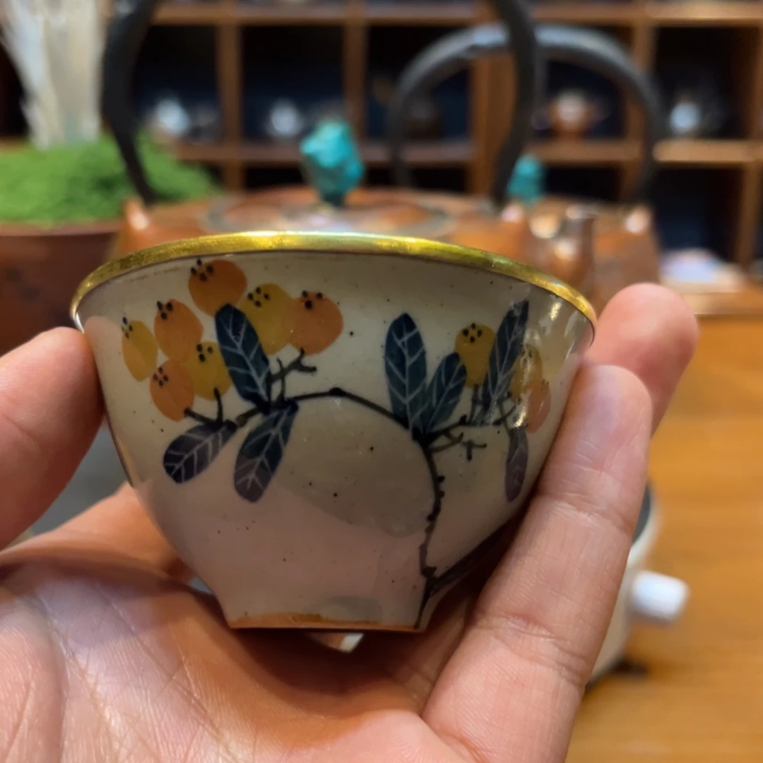 4***、瓷包金压金杯客杯