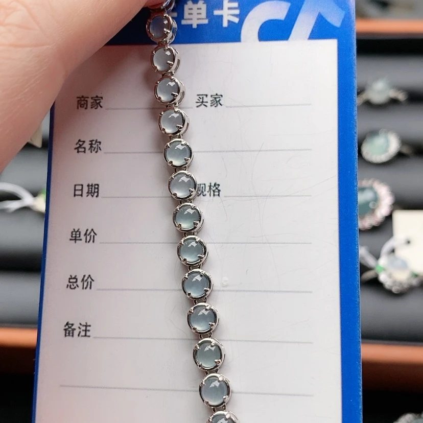 【闪购商品】翡翠戒指银S925镶嵌123456