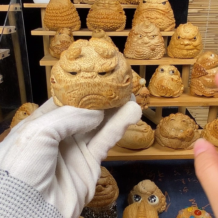 楠木竹根雕作品欣赏