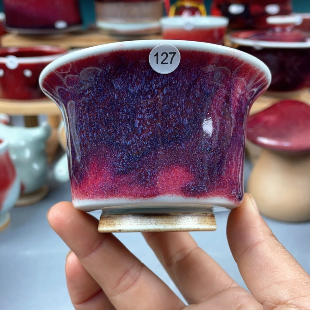 瓷片纯手工制作……