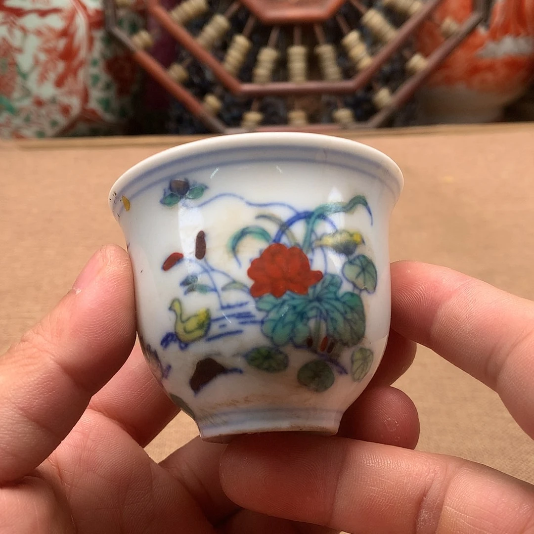 摆件景德镇陶瓷杯子