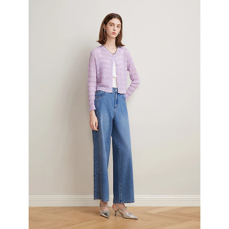 Goodland美地2025春季新款毛针织衫