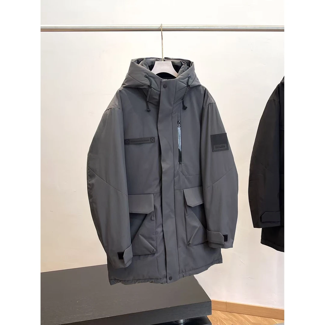 特！防寒防污90绒！户外级保暖 工装夹克羽绒服外套 C18 男装 H7192