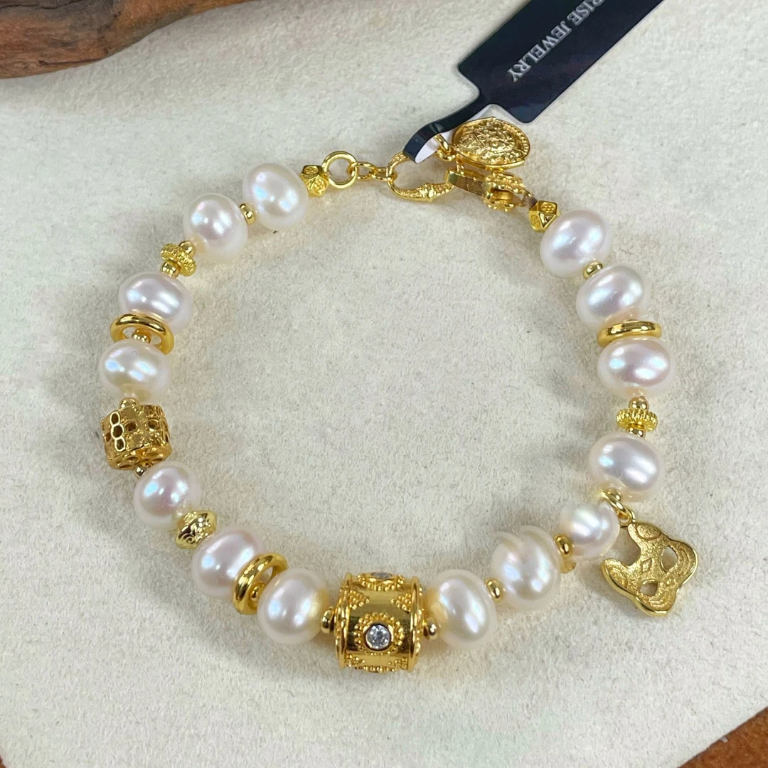 原创淡水珍珠手串J785【多样性发一】