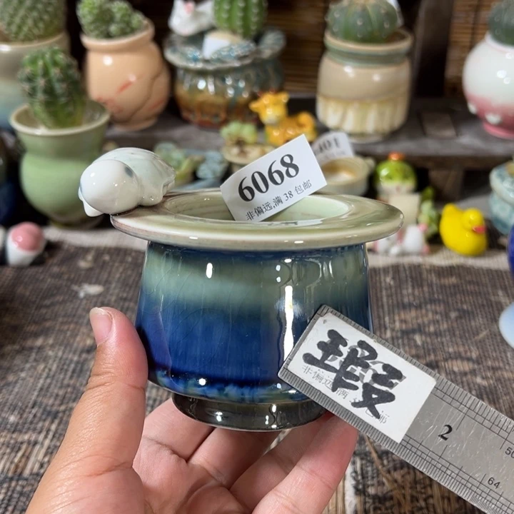 口6 手工花盆满30包邮