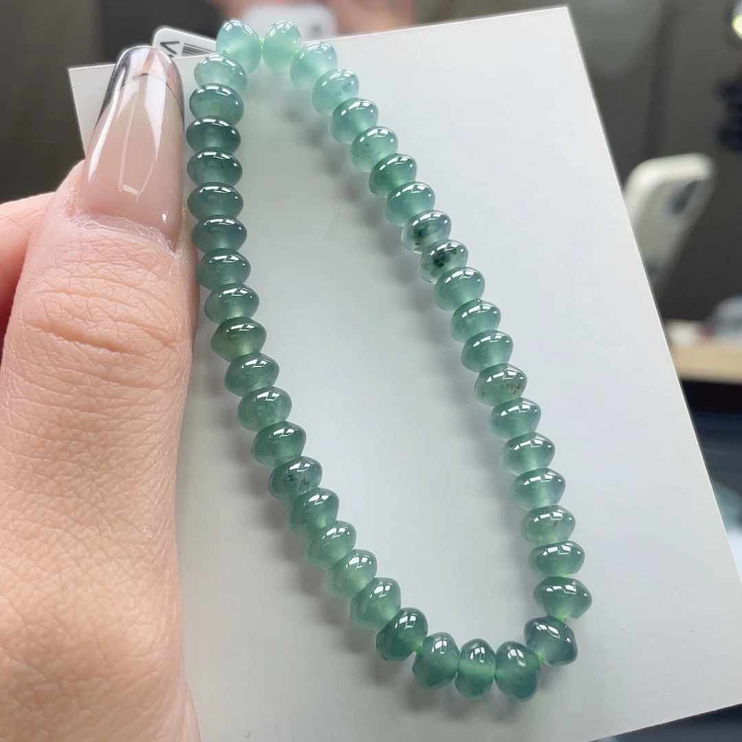 翡翠未镶嵌手链6.5