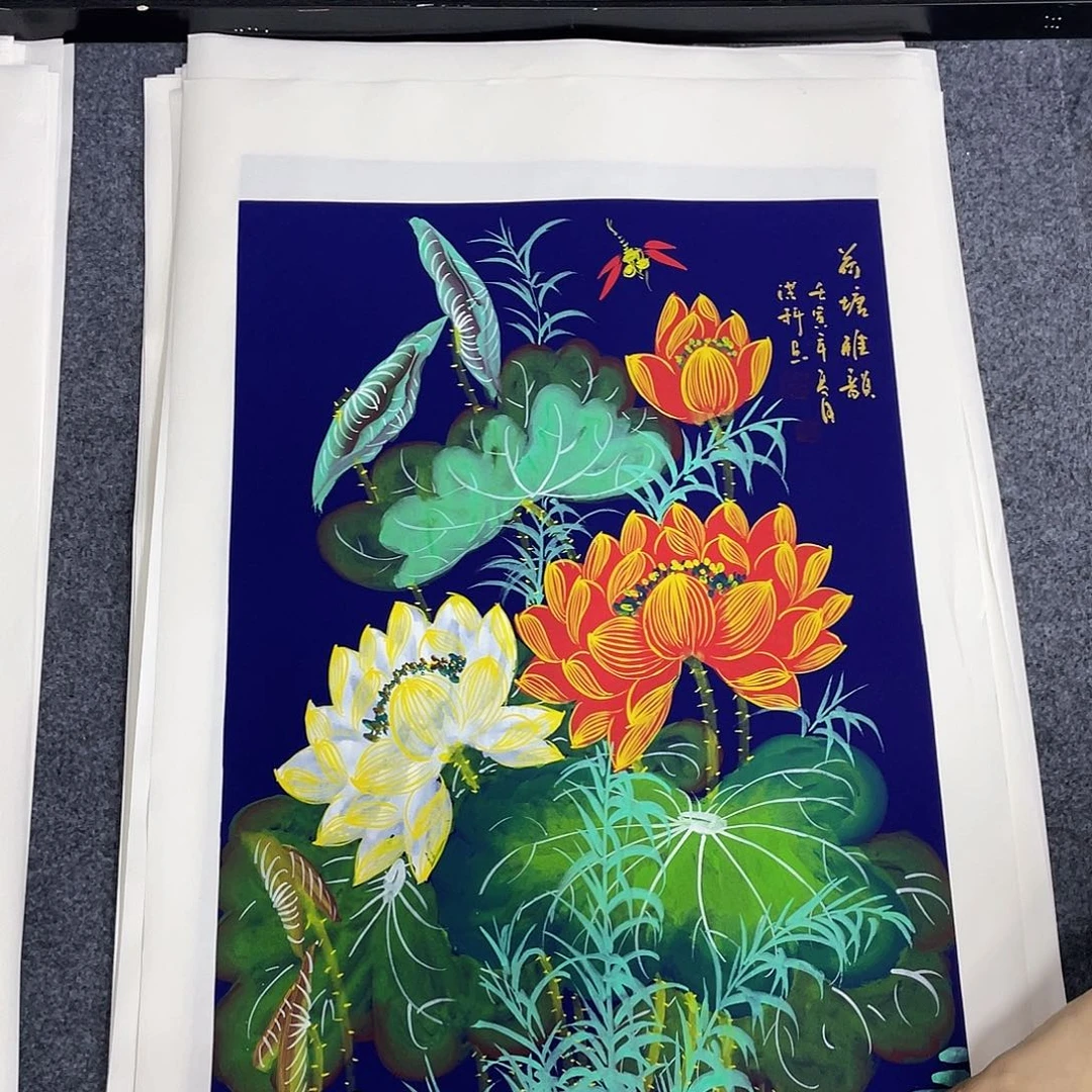 国画作品小姐姐放漏…