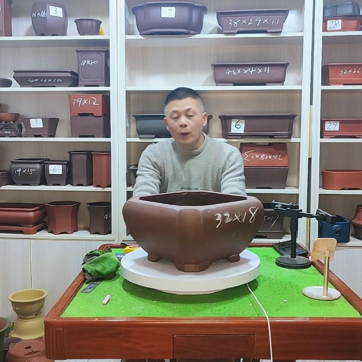 紫砂花盆宜兴紫砂花盆花盆