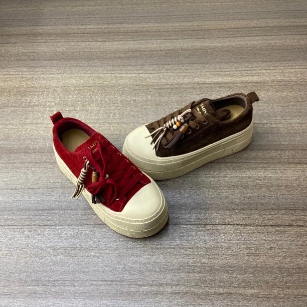 透气休闲风时尚休闲鞋秋季德训鞋低帮百搭系带磨砂女鞋子5023-128