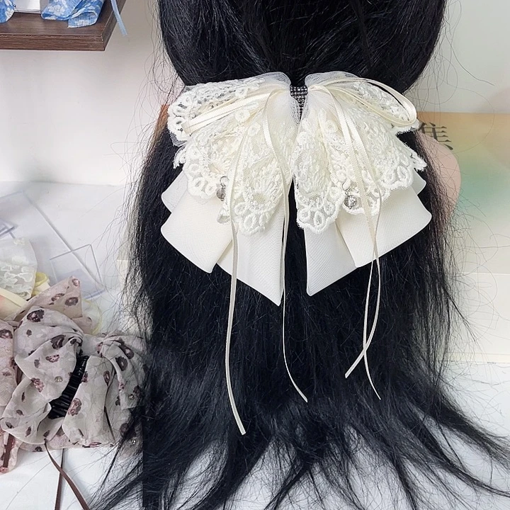 非金属皮质蝴蝶结发夹