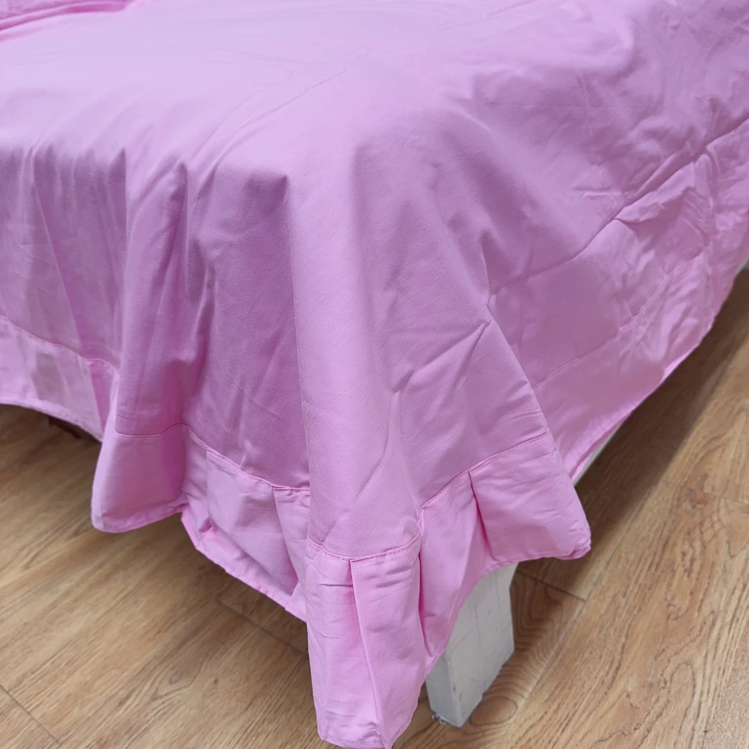 全棉斜纹布床裙版