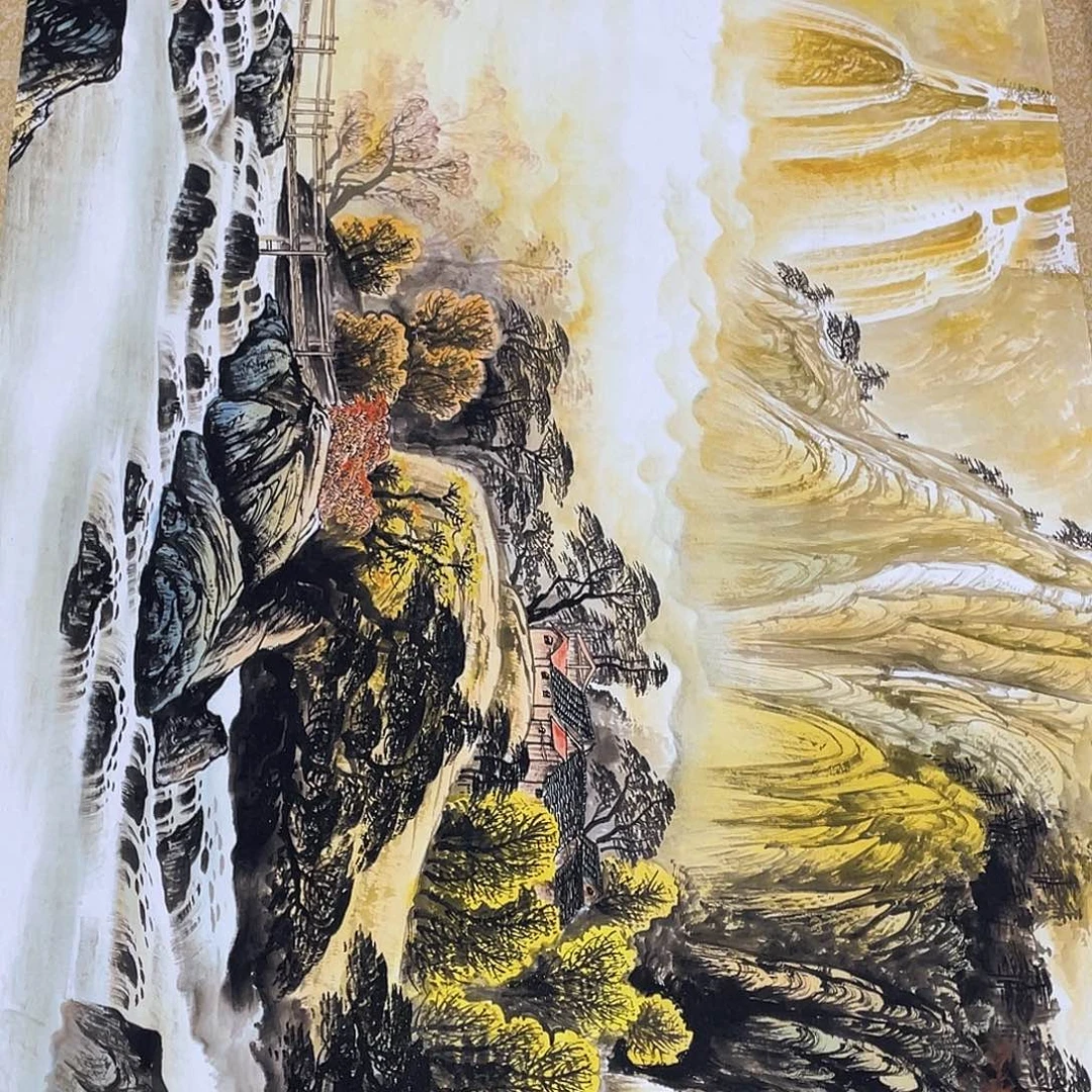 国画老师手绘带运险w