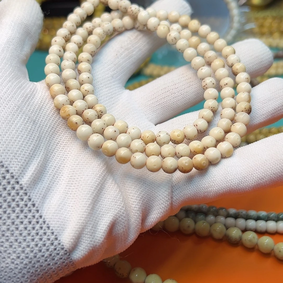 星月菩提吊坠精品火烧云卡6正月圆珠龙蛋108