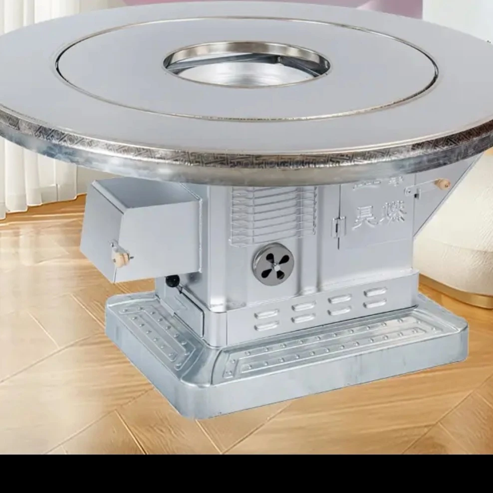 加厚柴煤柴火炉通用炉烧柴没有烟的炉子1.15不锈平转家用取暖炉