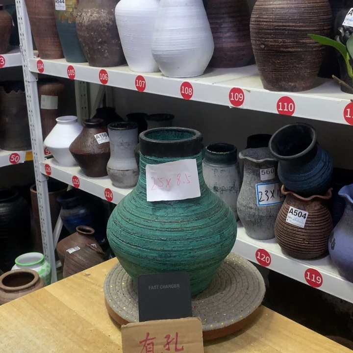 【闪购商品】红陶微瑕有孔高25口8.5