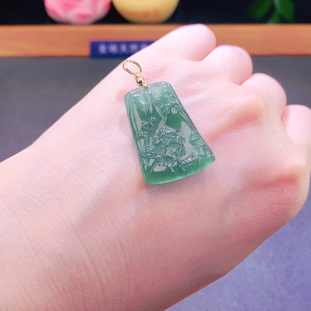 翡翠未镶嵌手镯天然翡翠