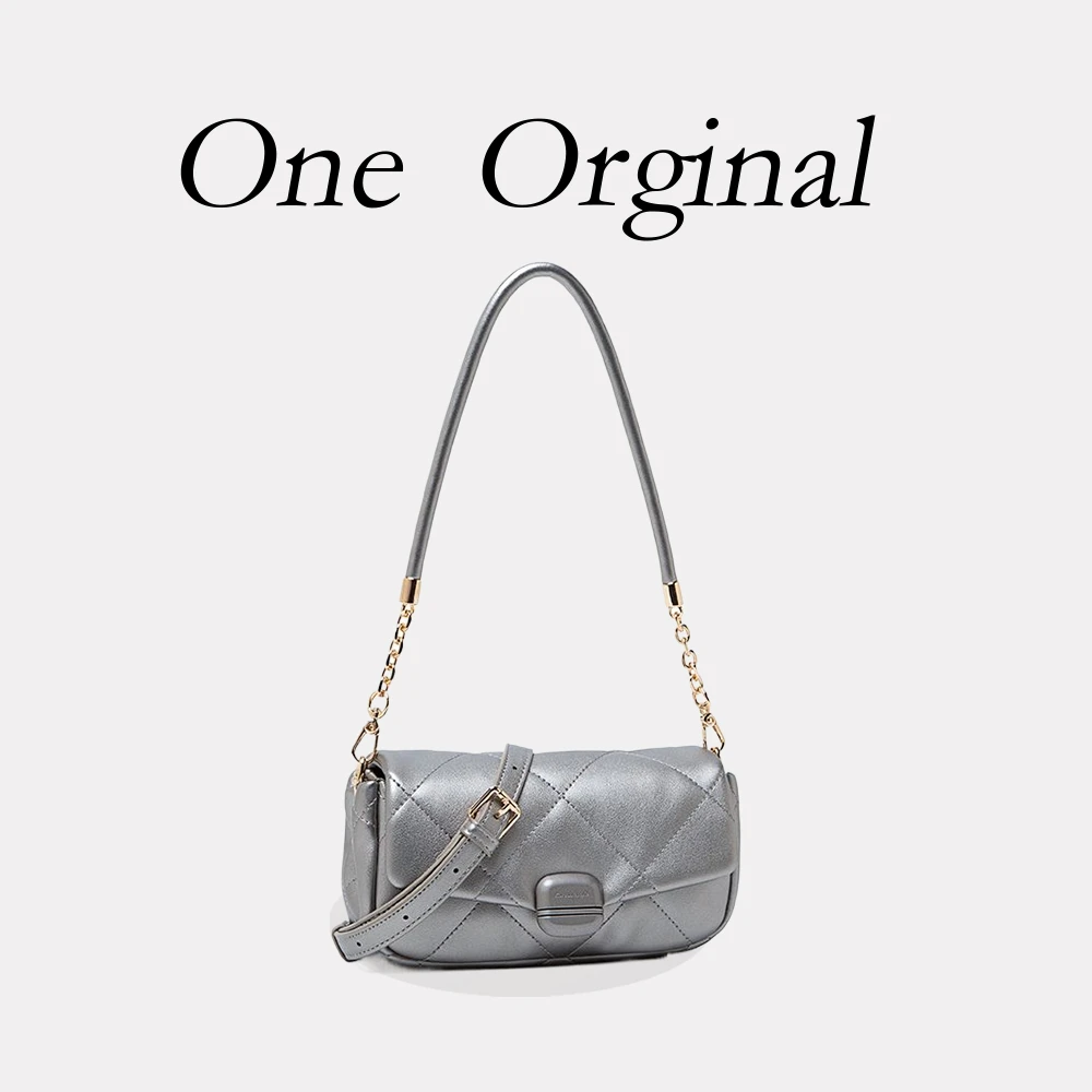 【工厂直销】QYX-81489-银灰色女包时尚百搭