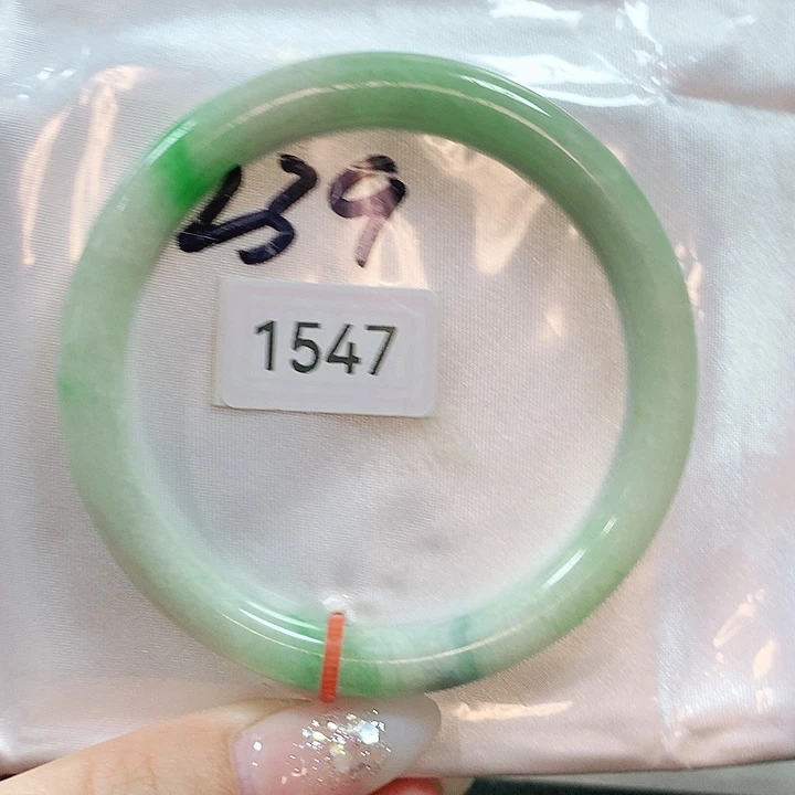 翡翠手镯未镶嵌天然翡翠手镯57