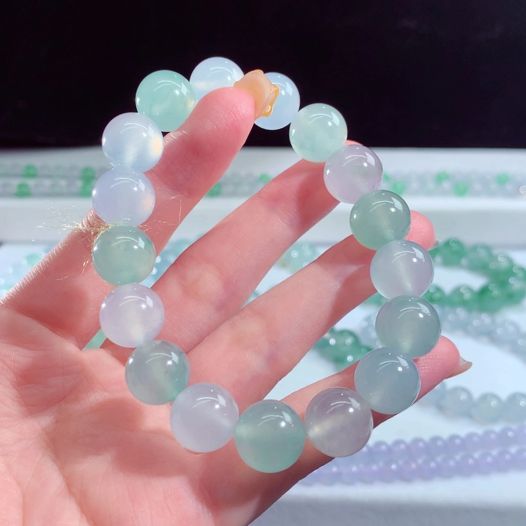 翡翠未镶嵌手链天然翡翠