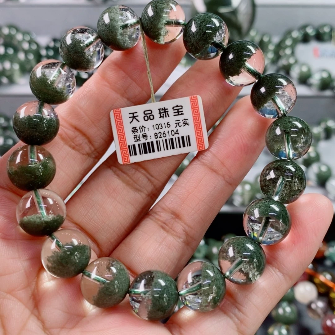 水晶手链未镶嵌绿幽灵手链826104
