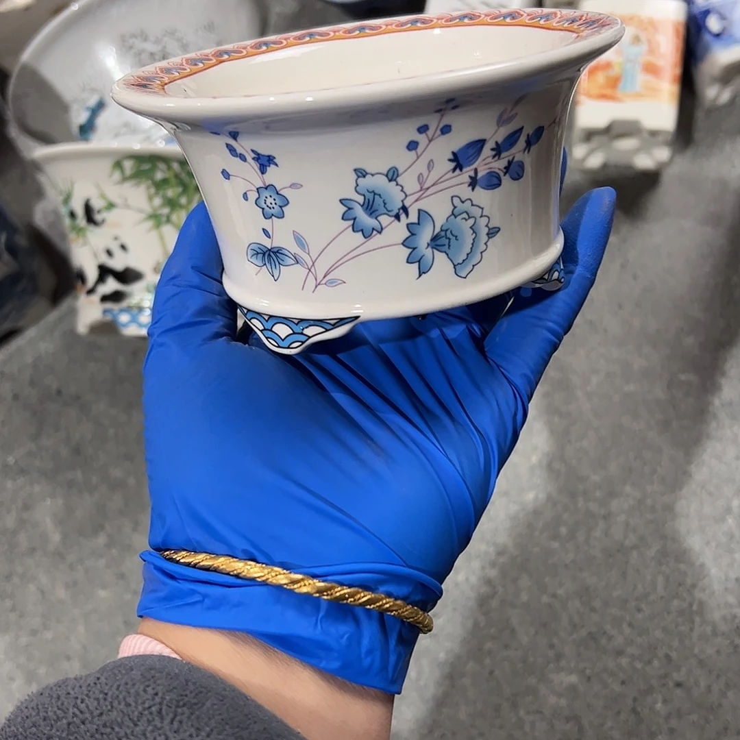 紫砂花盆037号瑕疵13/6.5cm