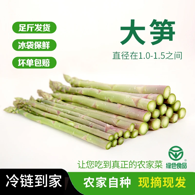 巨青2025新鲜绿大笋芦笋产地直销现采现发冷链到家