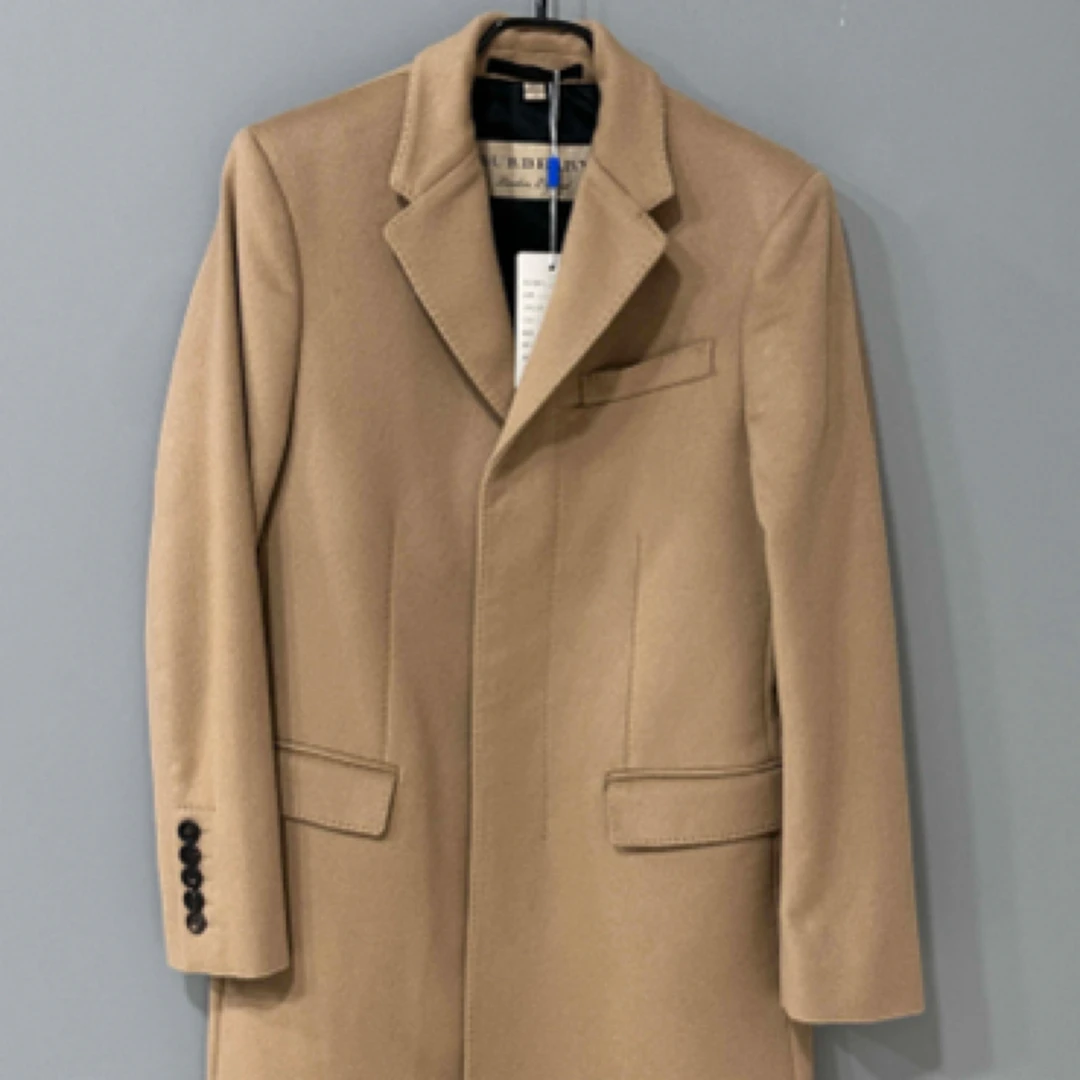 99新 BURBERRY/博柏利 经典毛呢大衣/46码/17119
