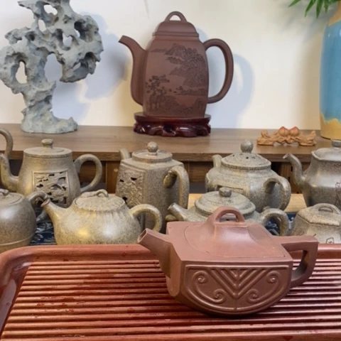 手工艺品琉璃紫砂壶