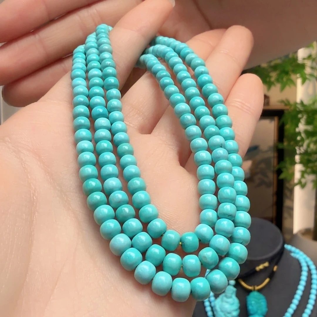 绿松石未镶嵌颈饰