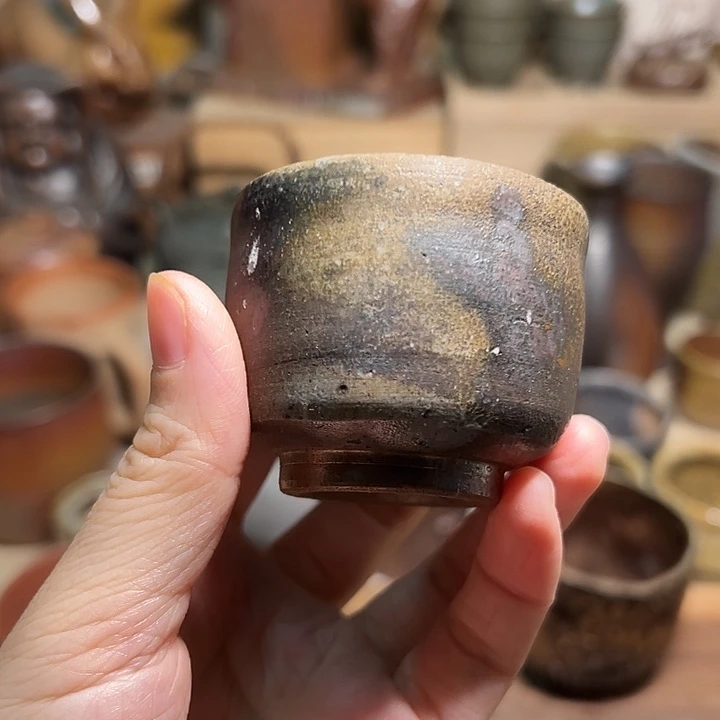 放*晴备前烧杯子容量60毫升