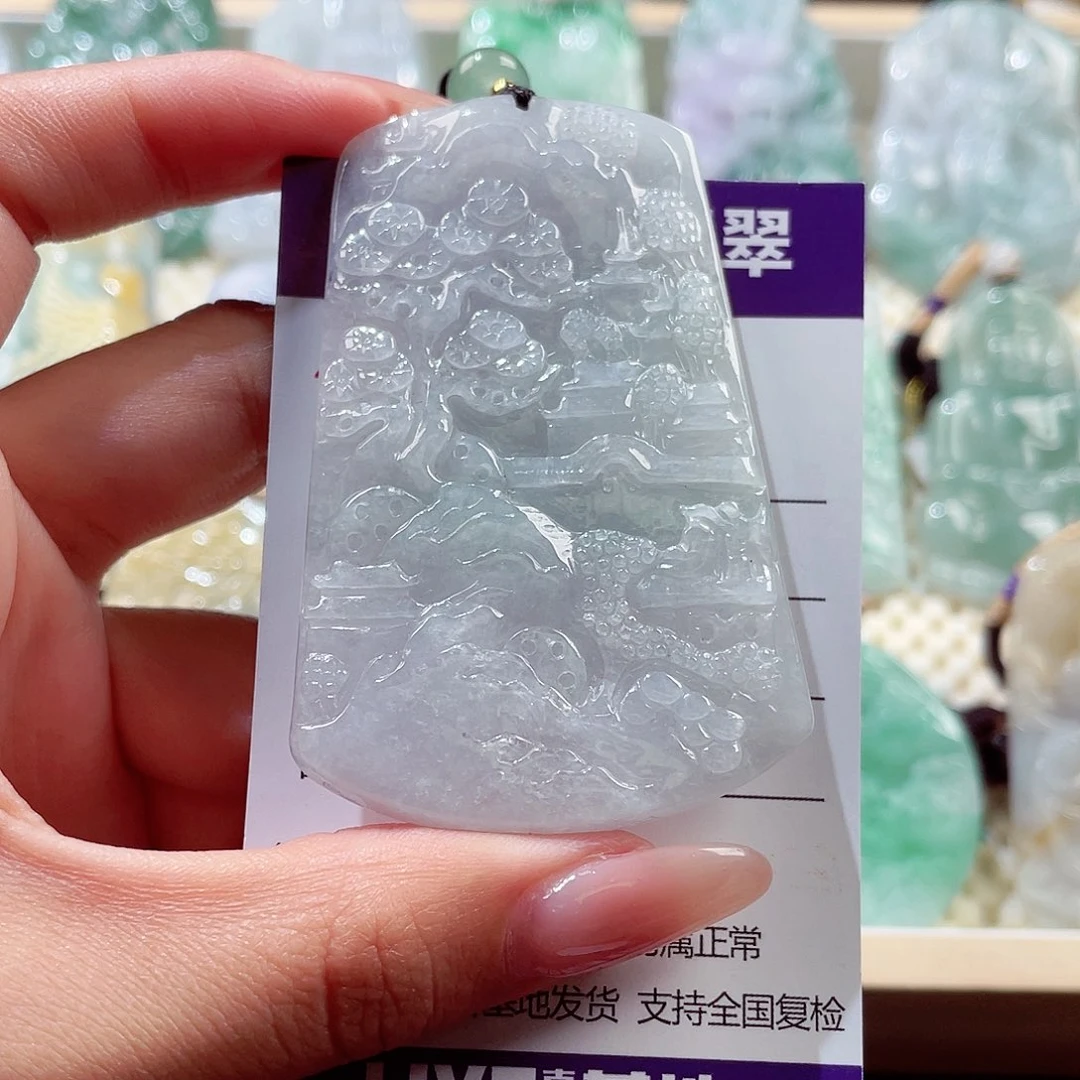 翡翠未镶嵌颈饰翡翠