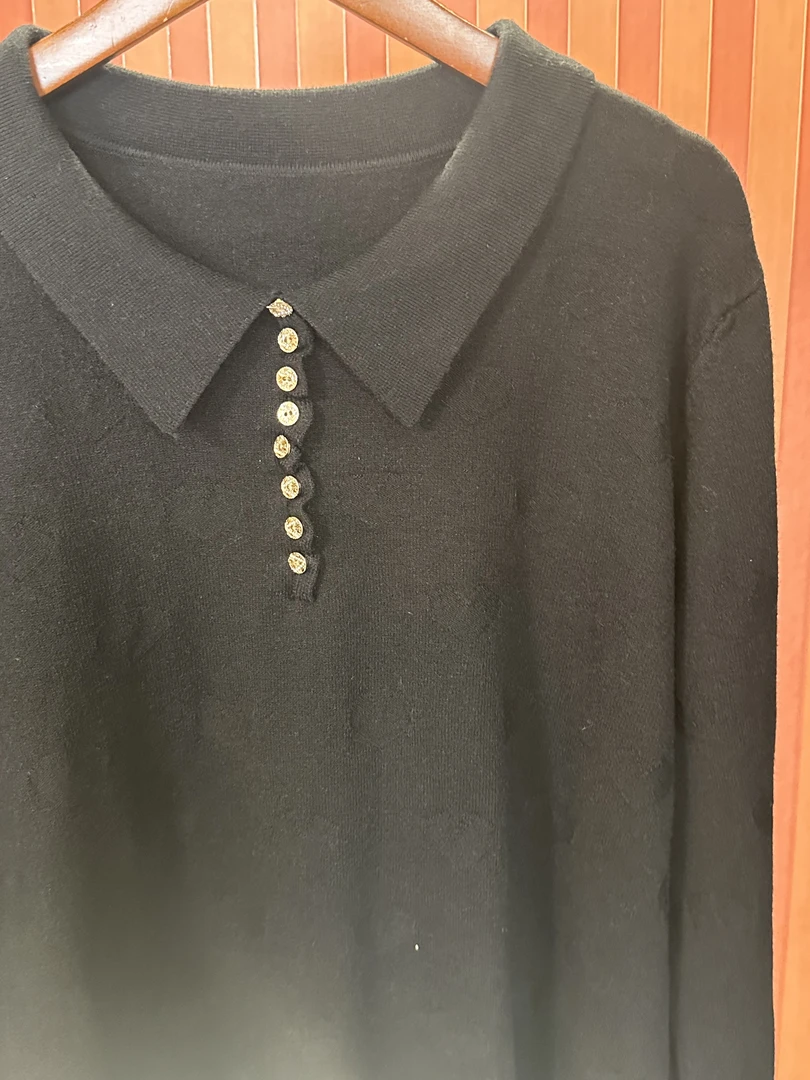 730 多金大码气质减龄长款A字裙子女装设计感上衣女