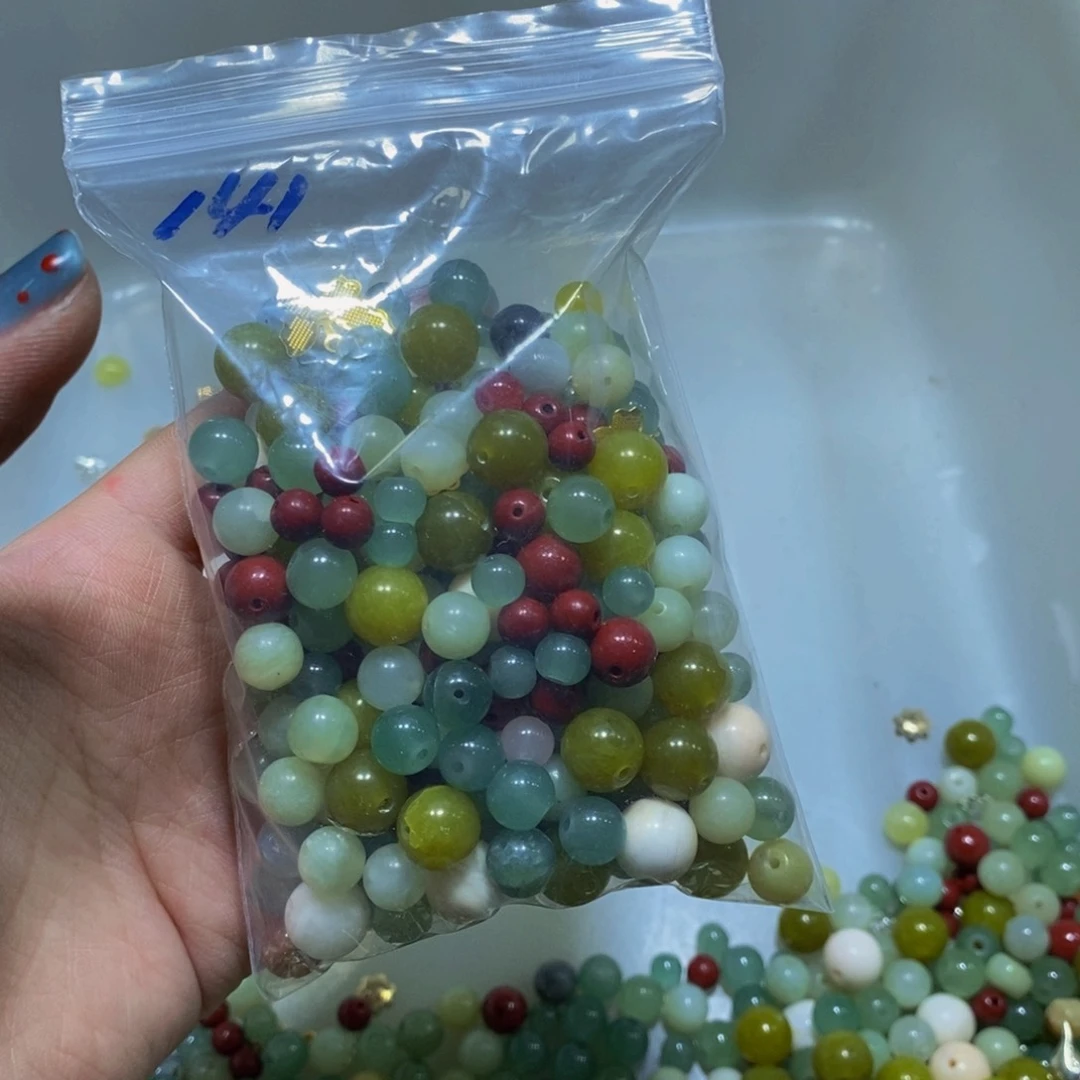 蛇纹石玉未镶嵌毛衣链141