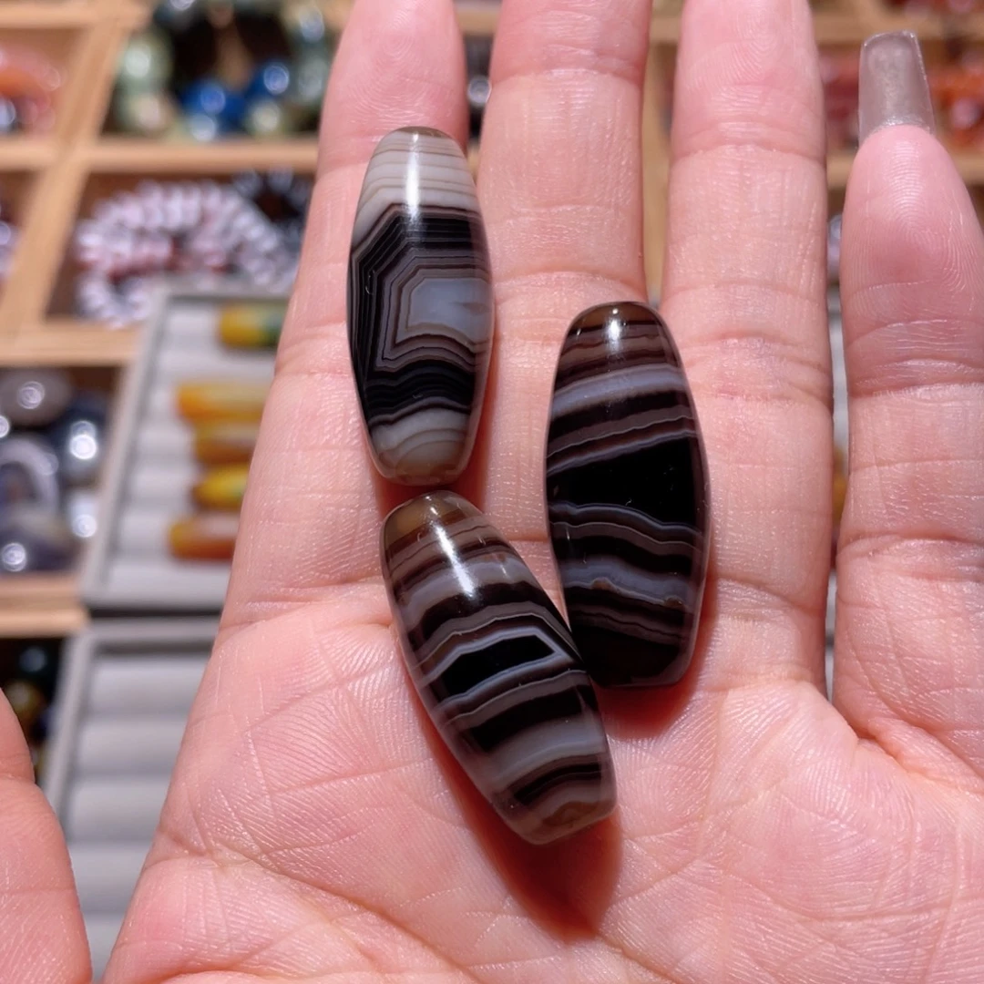 未镶嵌玛瑙/玉髓珠宝半成品