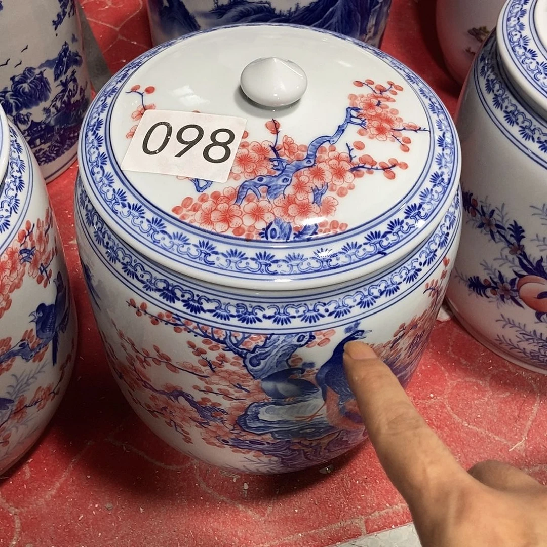 美***美瓷片景德镇陶瓷罐098