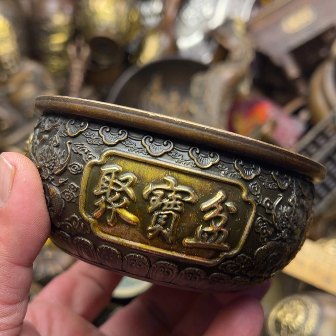 茶壶香炉铜器摆件