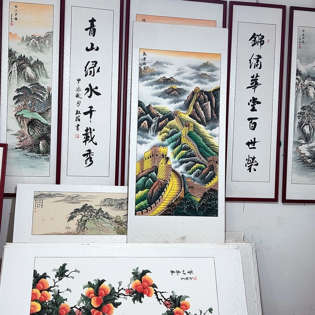 曙***光国画手绘保证假一罚万