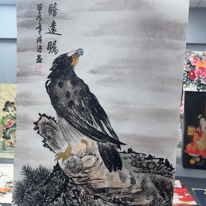 国画我的心好痛啊我的心真的好痛啊好痛