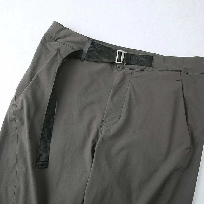 鸟家防泼水四面弹力男休闲裤舒适修身透气高弹力直筒潮流百搭长裤