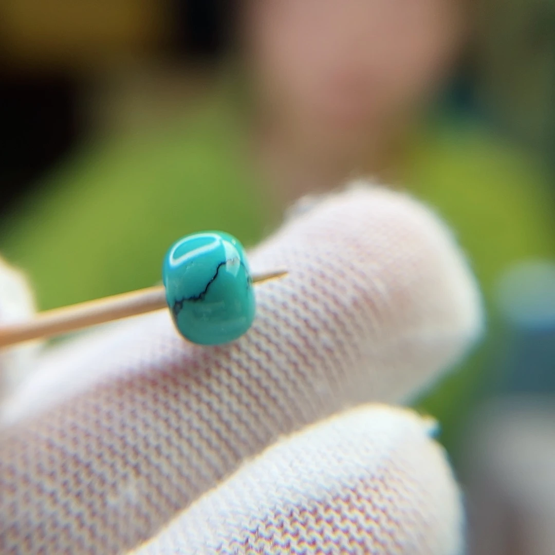 未镶嵌绿松石珠宝奇石8.3直径