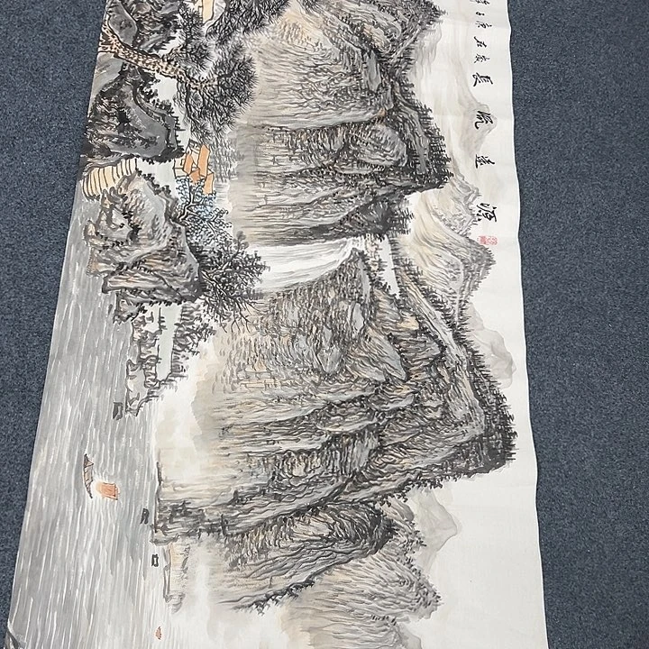 国画月*姐纯手绘作品宣纸