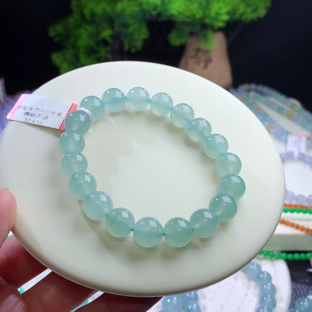 未镶嵌手串翡翠卡10mm