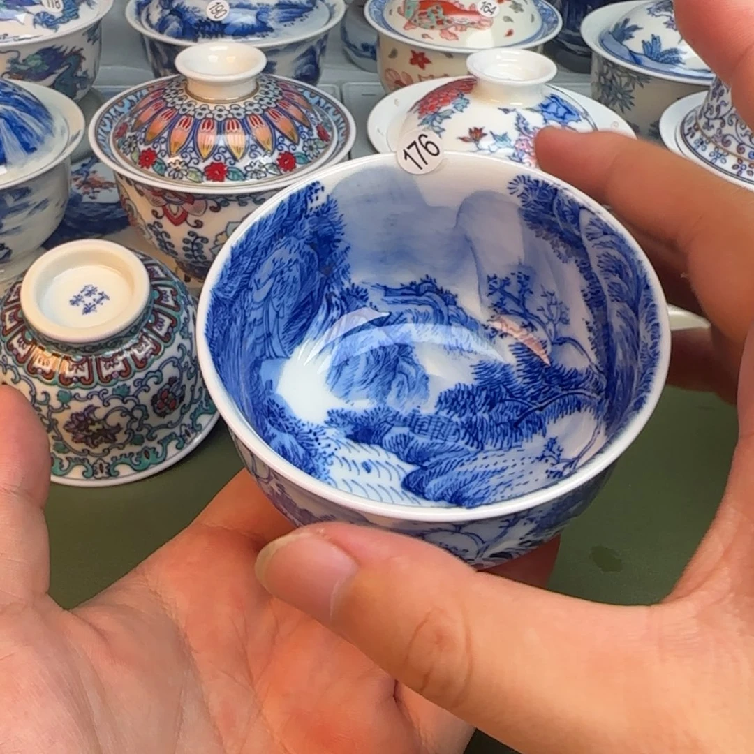 彦祖纯手工手绘茶具176