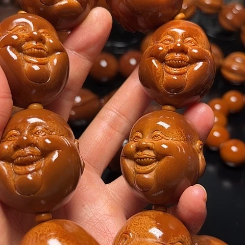 桑***卓手串/手链橄榄核开心