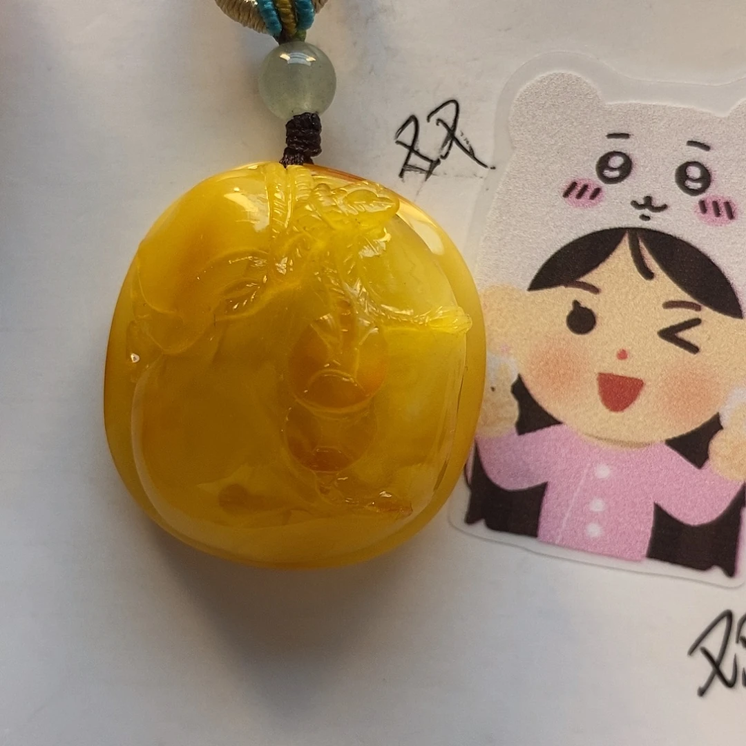 定制琥珀未镶嵌钱袋子