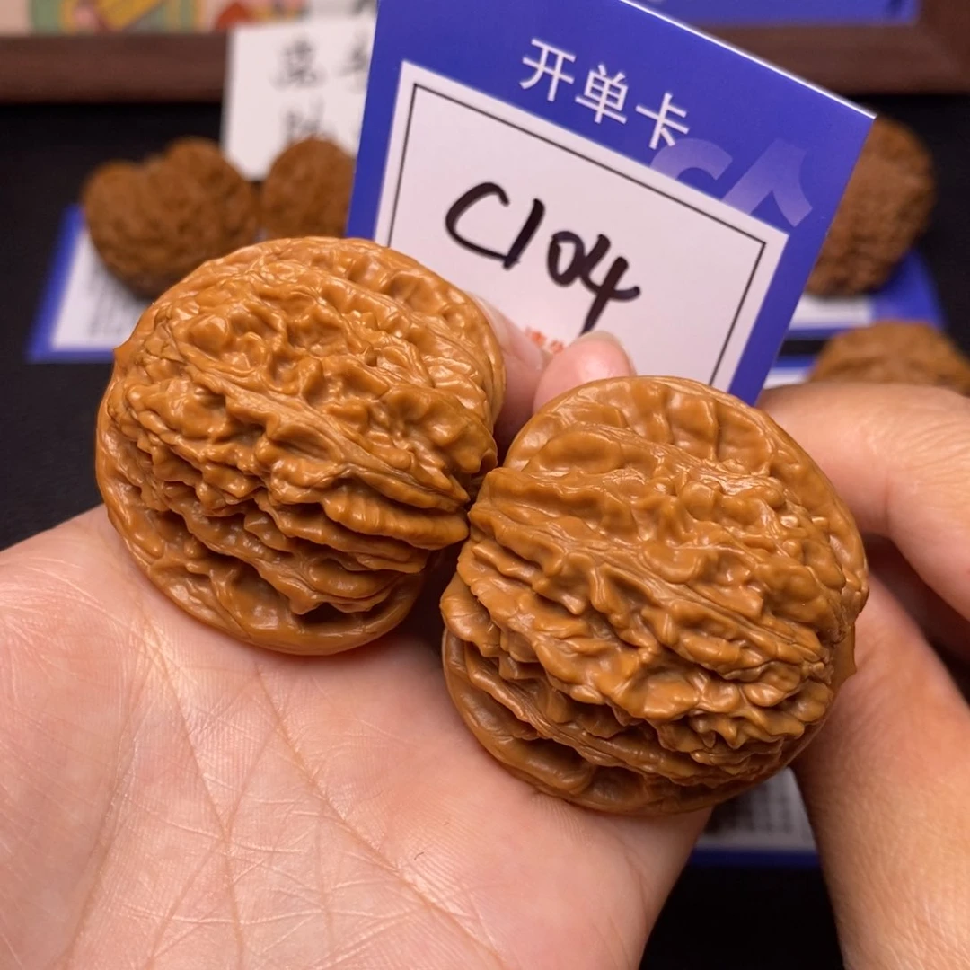 文玩核桃把件42四座楼c104
