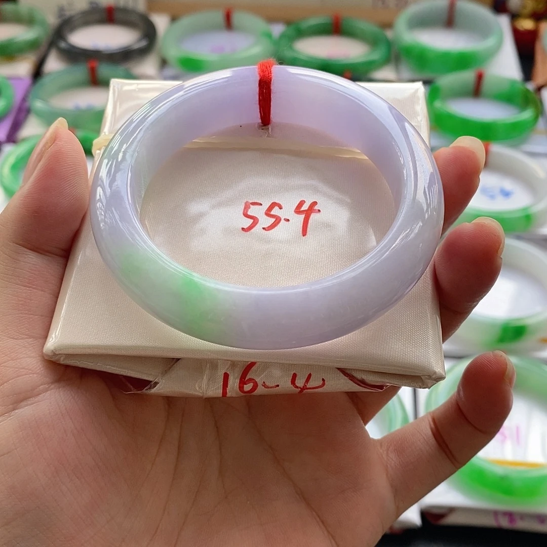 翡翠未镶嵌手镯18号强推