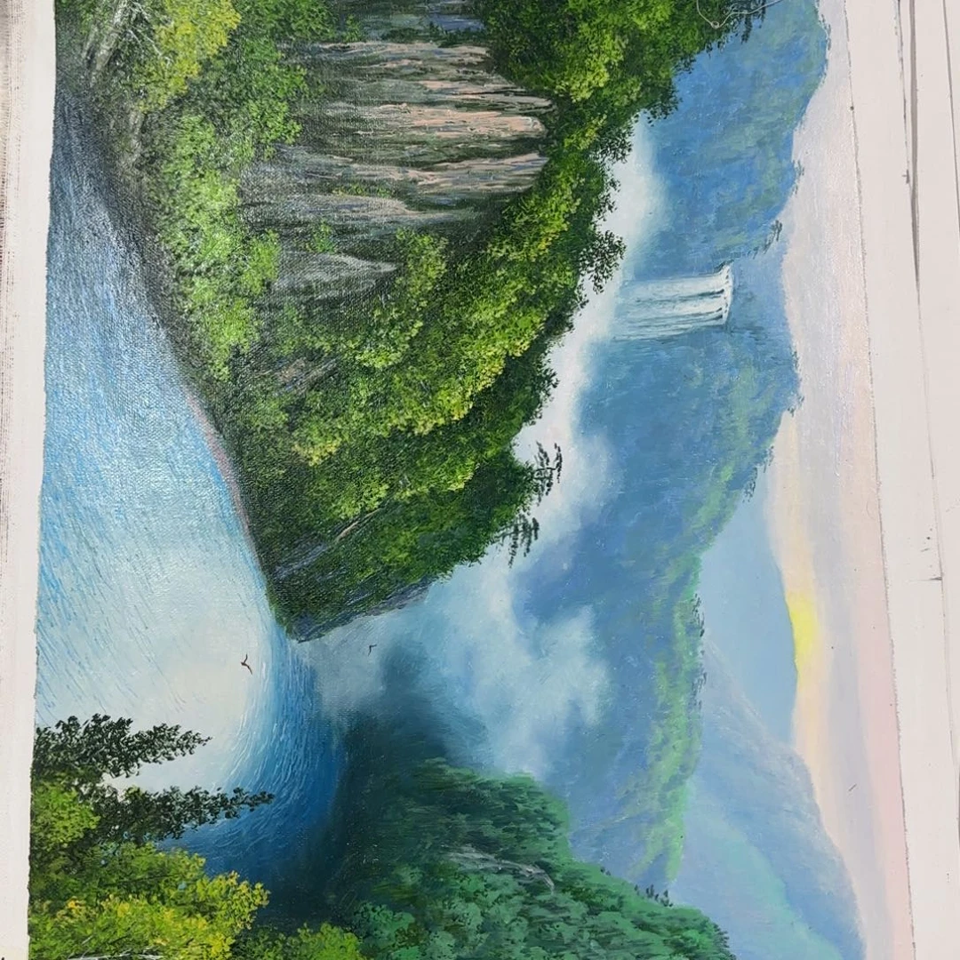 油画加油加油努力加油加油